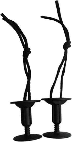 1 Pair Surfboard Leash Plug Screw - Surfing Leg Ankle Strap Tether Bracket