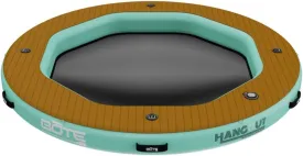 BOTE Inflatable Hangout Water Hammock Floating Raft, Dock, Lake Beach, Adults Kids Family Friendly, MAGNEPod Drinkware Compatible, Multiple Sizes