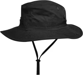 Camo Bucket Hat for Men Women - Outdoor Tactical Sun Wide Brim Boonie - Foldable Fishing