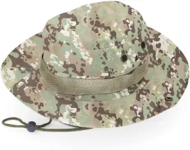 Camo Bucket Hat for Men Women - Outdoor Tactical Sun Wide Brim Boonie - Foldable Fishing