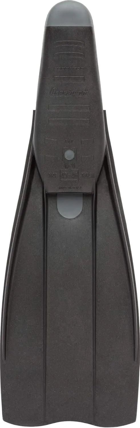 Cressi High Duty Full Foot Pocket Scuba Diving Fins | Hi-Surface: Below Blade Foot Pocket | Free Frog: Made in Italy