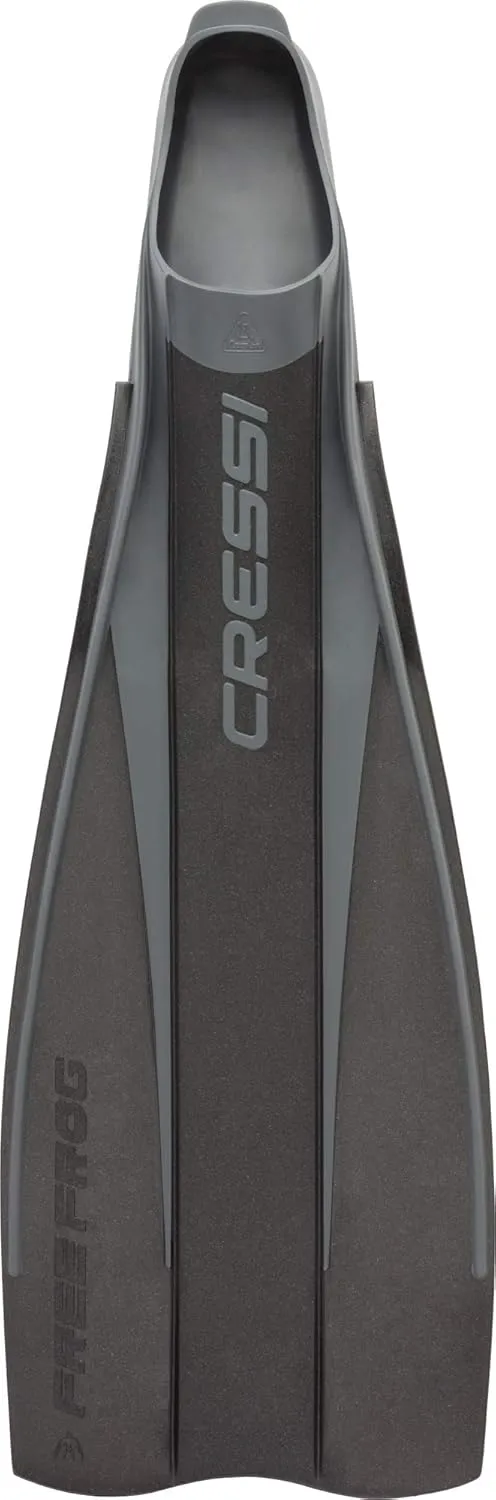 Cressi High Duty Full Foot Pocket Scuba Diving Fins | Hi-Surface: Below Blade Foot Pocket | Free Frog: Made in Italy