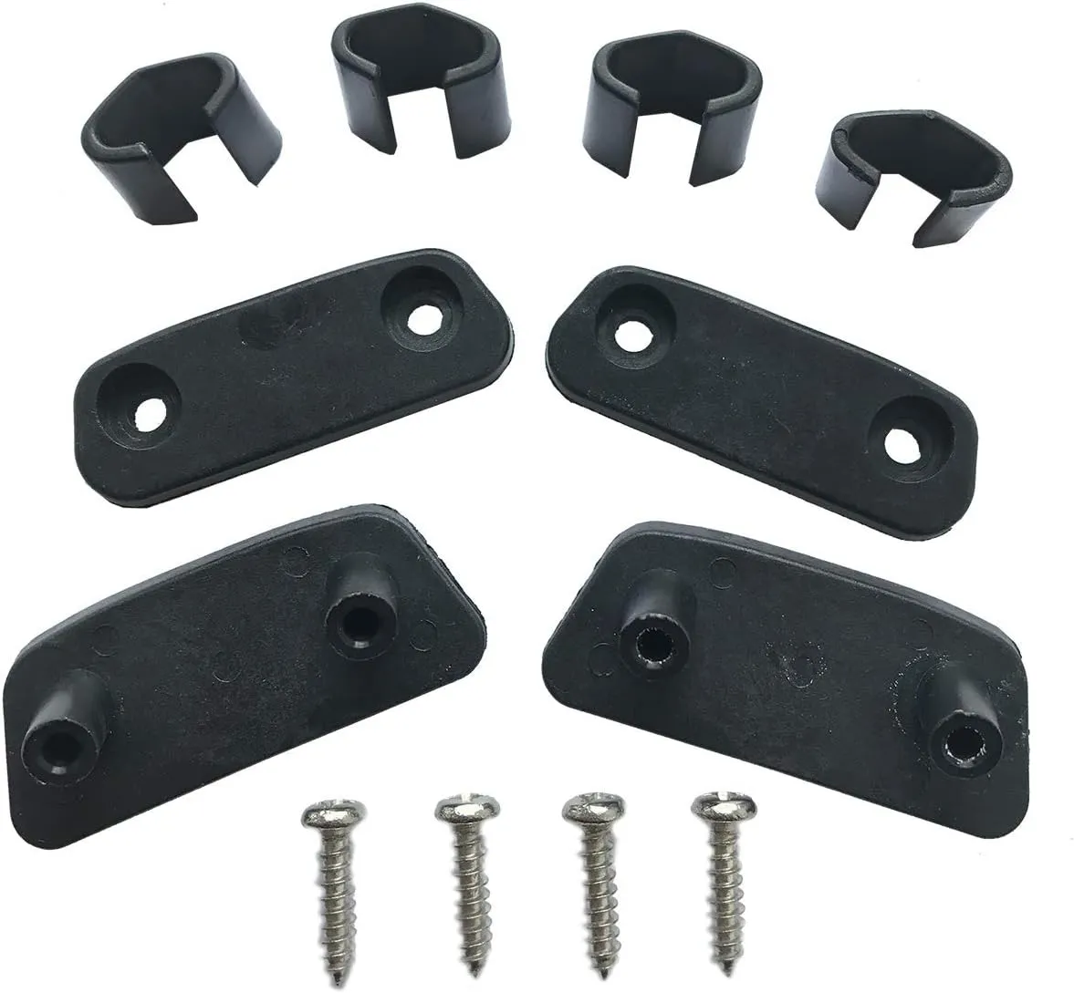 Freediving and Spearfishing Long Wings Foot Pockets with Assembly Set