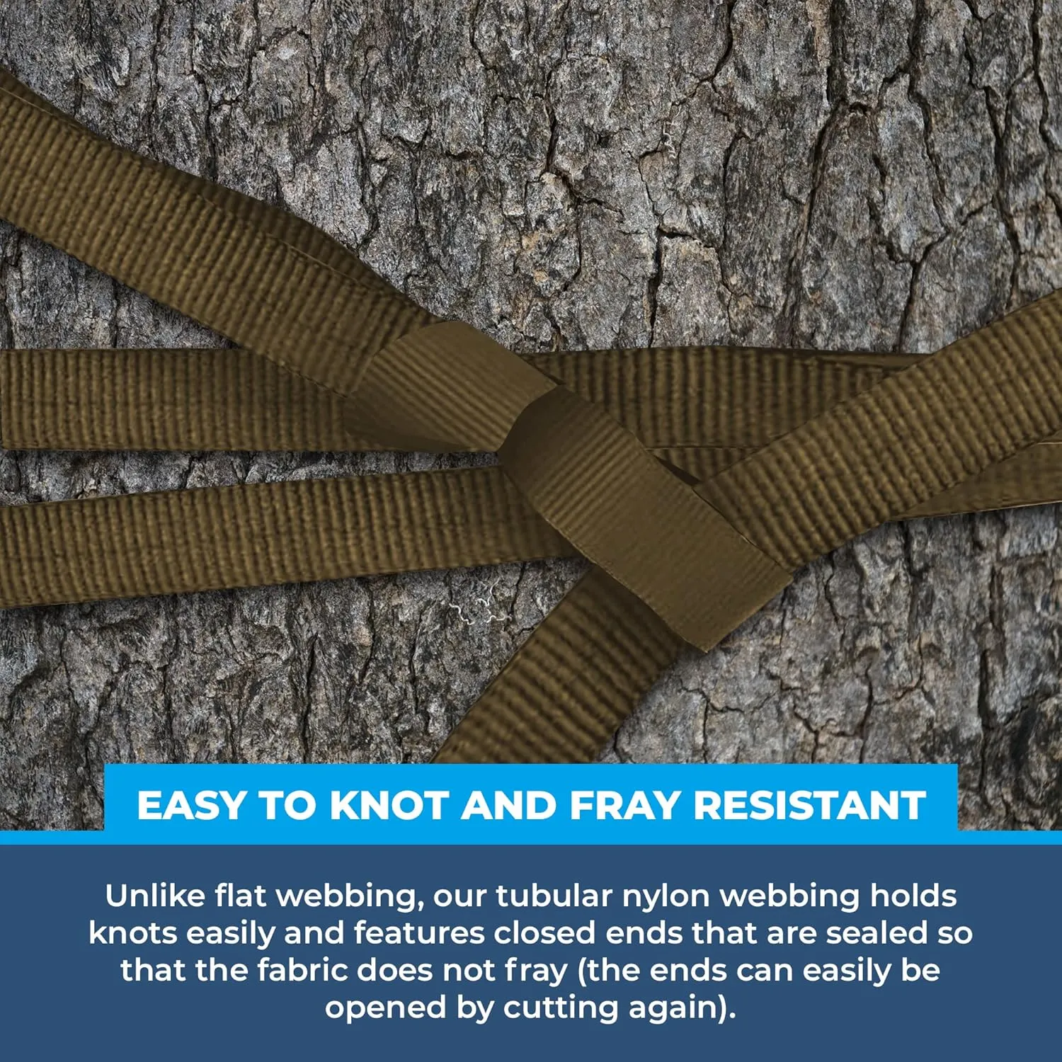 Rock-N-Rescue Professional Grade Nylon Tubular Webbing - Heavy-Duty 1-inch, Rescue Equipment for Mountaineering Rappelling Arborist Safety Gear, Firefighting and Rescue Gear