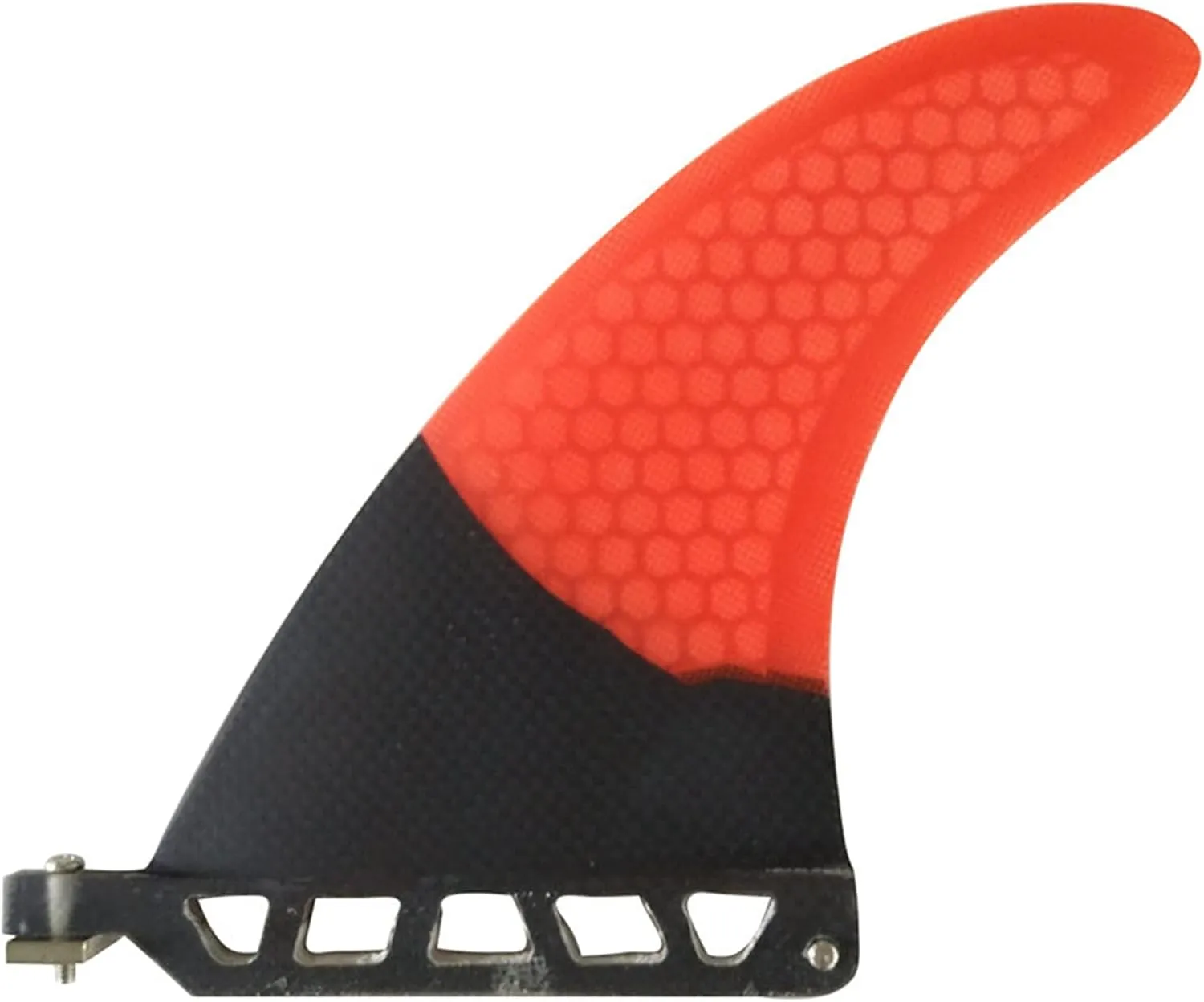 Surfing Fins Surfboard 6-inch Glass Fiber Single Rudder Honeycomb Surfboard Center Fin Longboard Fish Fin