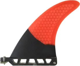 Surfing Fins Surfboard 6-inch Glass Fiber Single Rudder Honeycomb Surfboard Center Fin Longboard Fish Fin