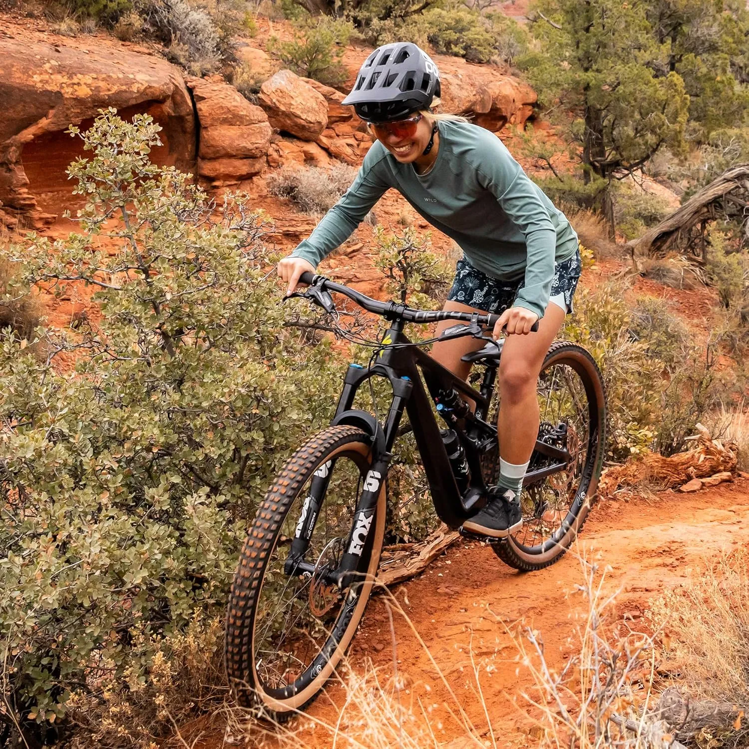 Wild Rye Womens Rita Short, MTB Lightweight Bike Shorts, UPF 50, 6 Inseam & Pockets for Gravel & Mountain Biking