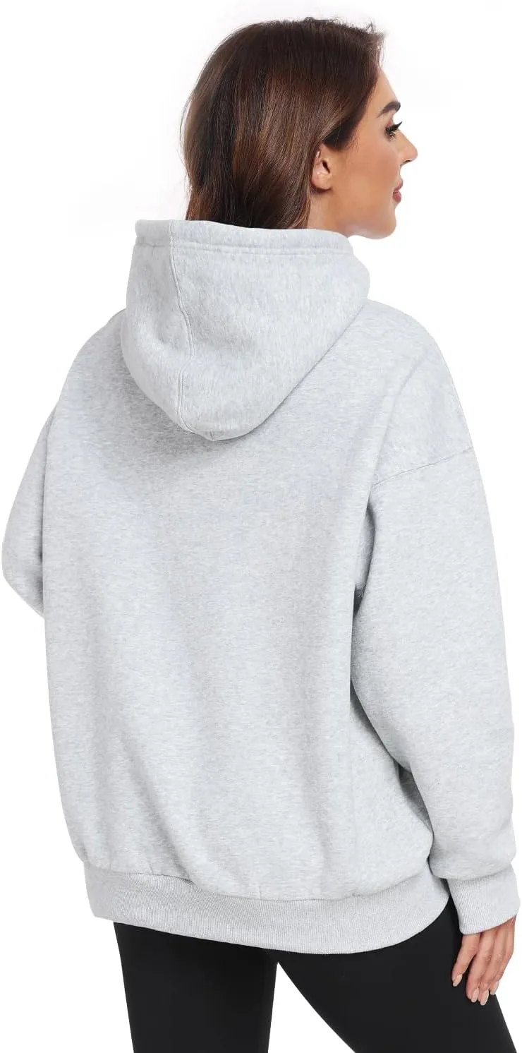 Womens Oversized Hoodies Fleece Sweatshirts Long Sleeve Casual Winter Clothes outfits Fall Pullover Sweaters