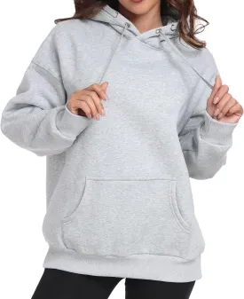 Womens Oversized Hoodies Fleece Sweatshirts Long Sleeve Casual Winter Clothes outfits Fall Pullover Sweaters