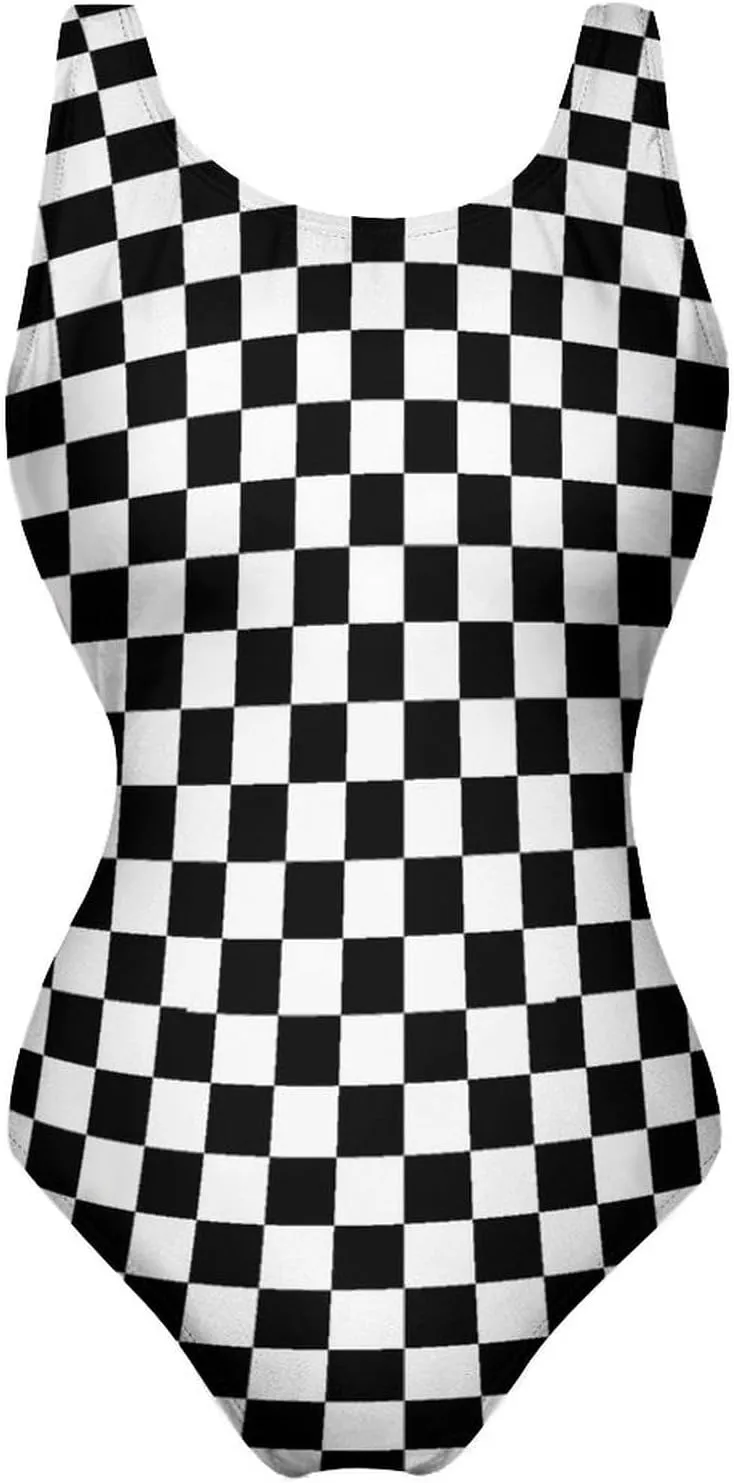 Women's Sexy One Piece Swimsuit Bathing Suit Tummy Control Swimwear Low Back Padded One Piece Swimwear